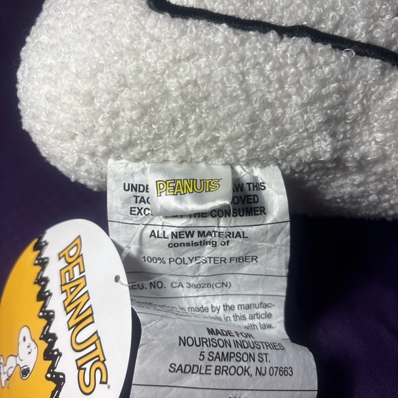 Peanuts Snoopy Baseball Pillow - Red, White, and Blue - Picture 4 of 6